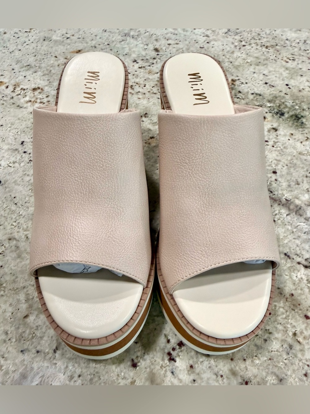 Mi.iM Miracle Miles "Jemma" Platform Slide Sandal NWOT